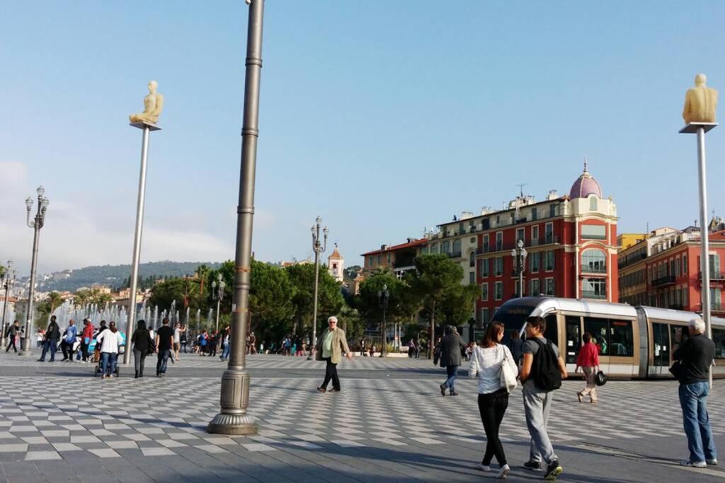 Spacious 3 Bedroom Flat Center - Magnificent View-parking Nizza