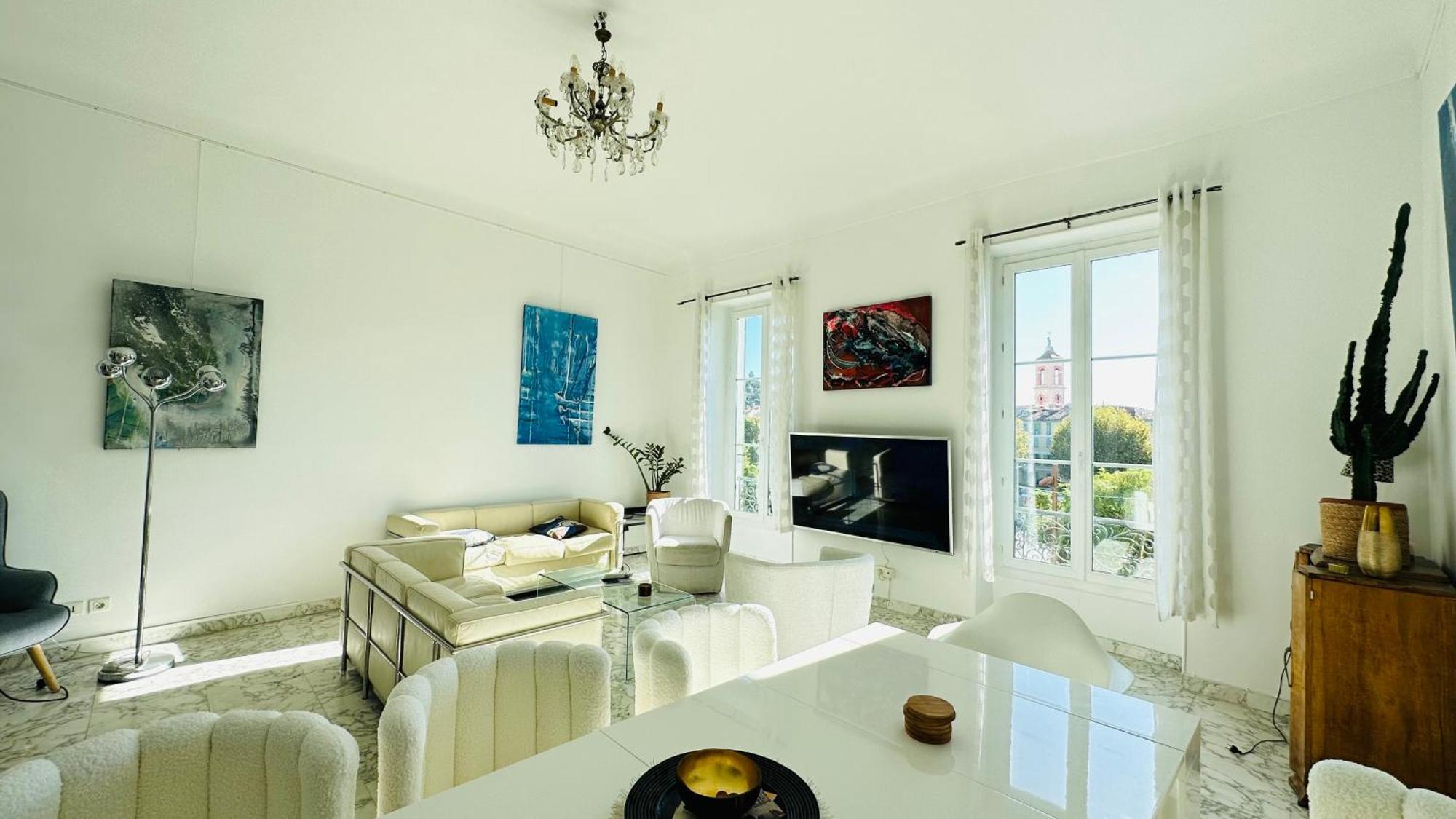 Appartement Spacious 3 Bedroom Flat Center - Magnificent View-parking Nice